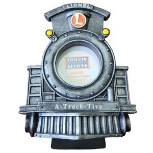 Lionel Locomotive Train Picture Frame "aTRACKtive" Train Track Themed Photos